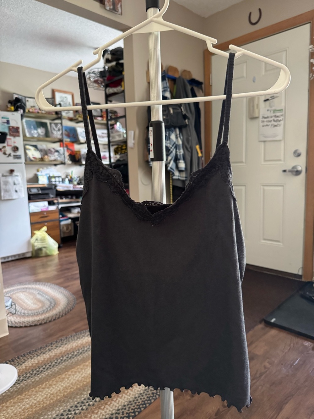 Old Navy Black Lace-Trim Camisole